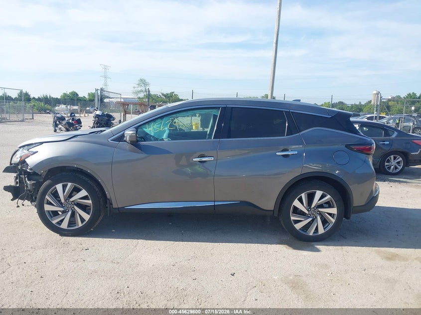 2021 Nissan Murano Sl Intelligent Awd VIN: 5N1AZ2CS0MC119623 Lot: 45629800