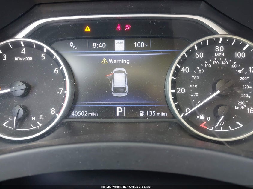 2021 Nissan Murano Sl Intelligent Awd VIN: 5N1AZ2CS0MC119623 Lot: 45629800