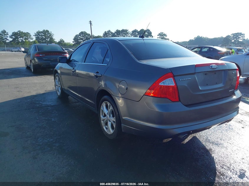 Vin: 3fahp0hg5cr145528, lot: 46128301, ford fusion se 20123