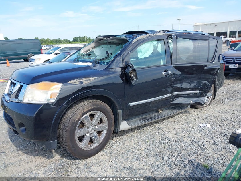 Vin: 5n1ba0nf1en610126, lot: 46128331, nissan armada platinum 20142