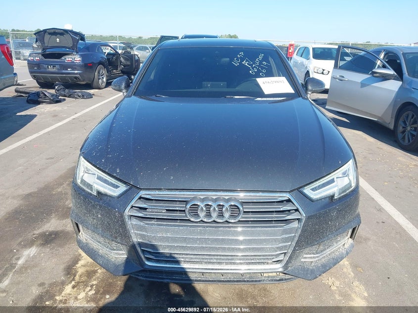2017 Audi A4 Premium Plus VIN: WAUENAF47HN020619 Lot: 45629892