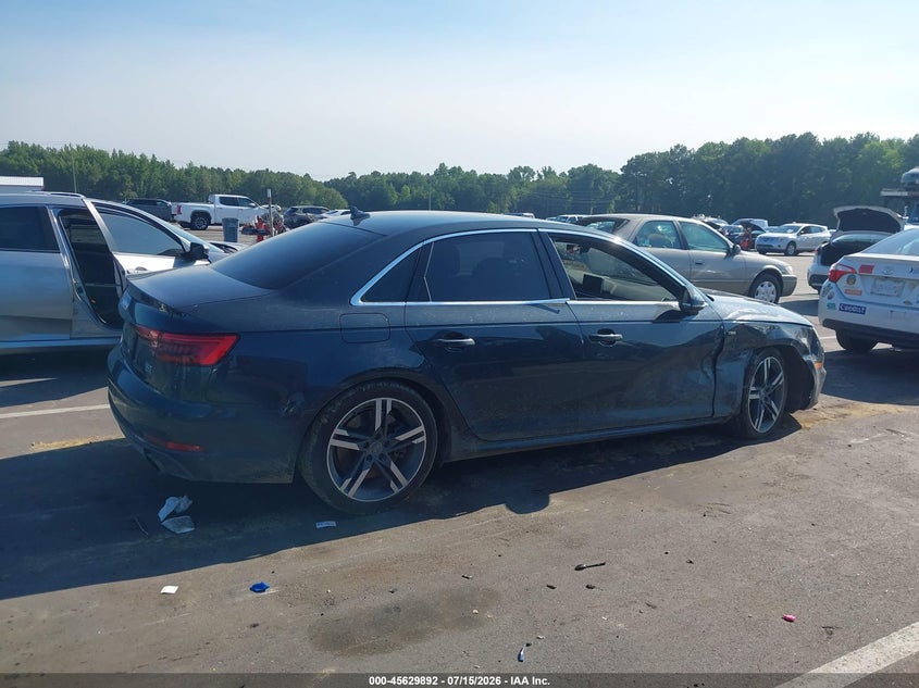 2017 Audi A4 Premium Plus VIN: WAUENAF47HN020619 Lot: 45629892