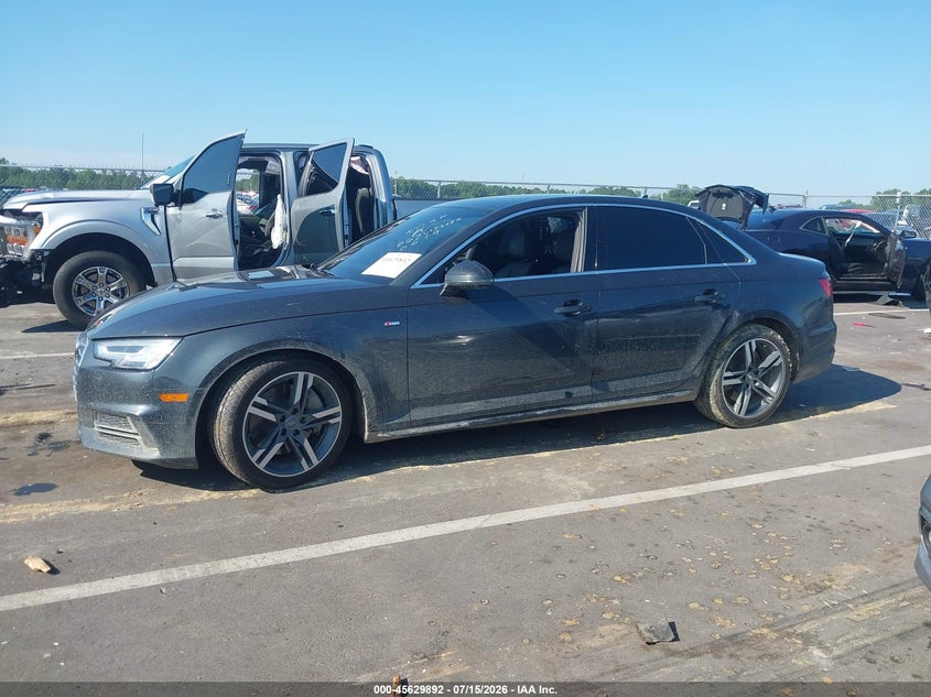 2017 Audi A4 Premium Plus VIN: WAUENAF47HN020619 Lot: 45629892