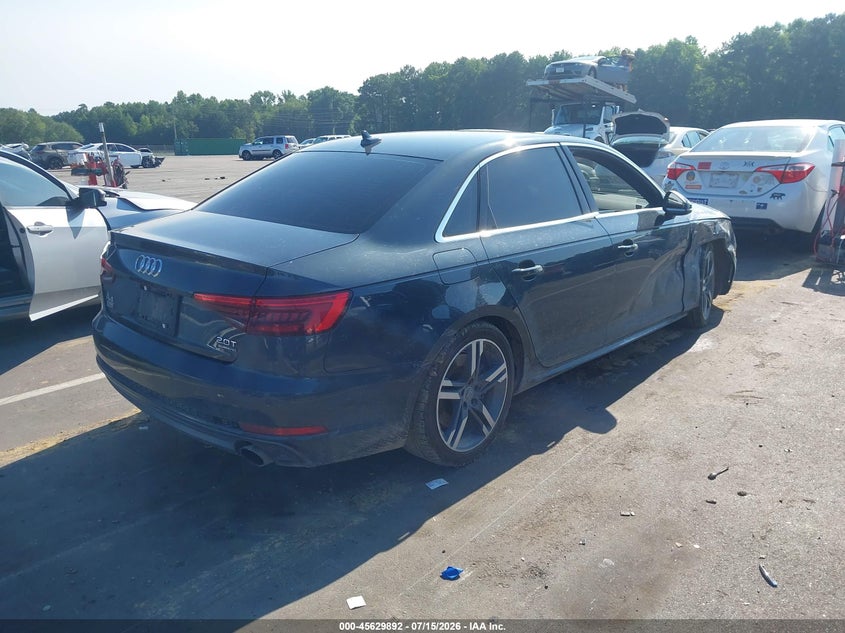 Vin: wauenaf47hn020619, lot: 46128358, audi a4 premium plus 20174
