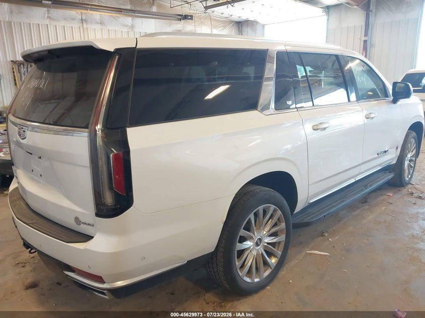 Vin: 1gys4kkl0nr303101, lot: 46128439, cadillac escalade esv 4wd premium luxury 20224