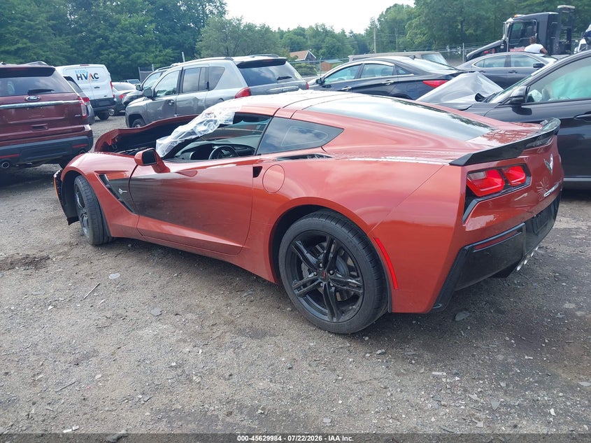 Vin: 1g1yb2d78g5108209, lot: 46128450, chevrolet corvette stingray 20163
