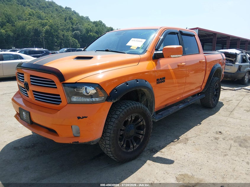 Vin: 1c6rr7mt8fs702159, lot: 46128473, ram 1500 sport 20152