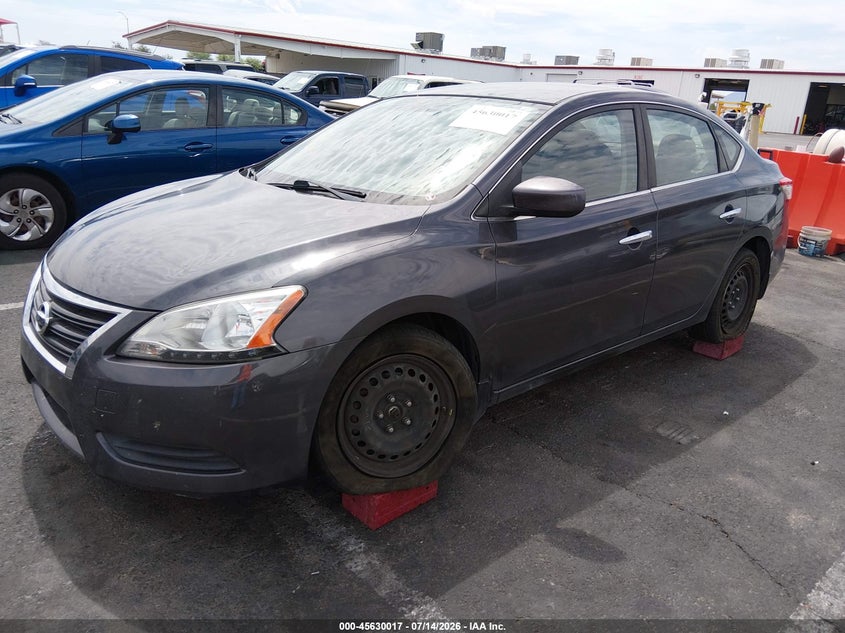 2014 Nissan Sentra, Undercarriage, IAAI, VIN 3N1AB7APXEY299743 — photo 2