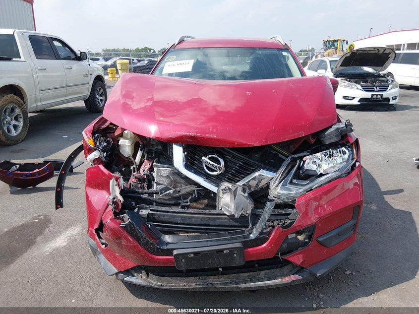 2017 Nissan Rogue Sv VIN: 5N1AT2MV2HC775855 Lot: 45630021
