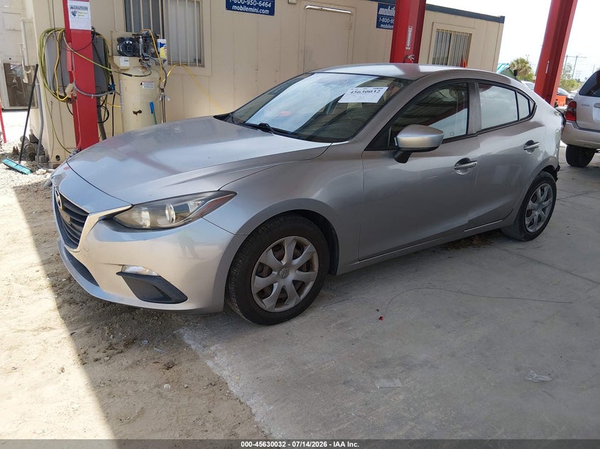 Vin: jm1bm1t71g1287087, lot: 46128498, mazda mazda3 i sport 20162