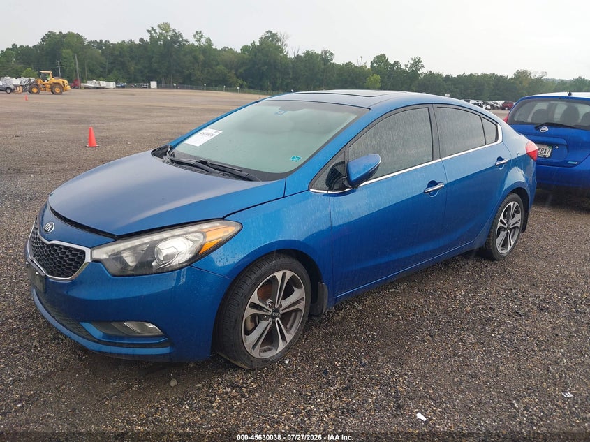 Vin: knafz4a89e5161465, lot: 46128504, kia forte ex 20142