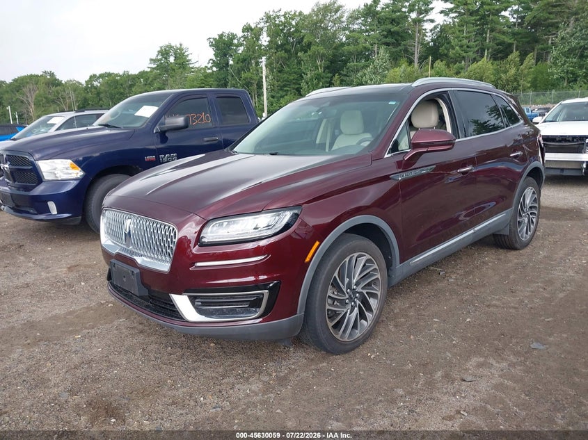 Vin: 2lmpj8k91lbl00221, lot: 46128526, lincoln nautilus reserve 20202