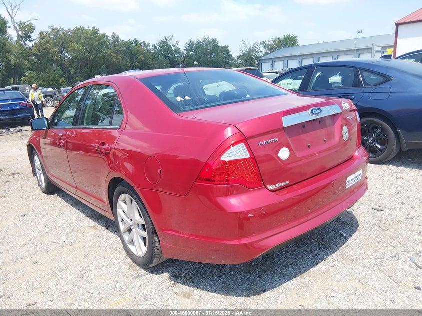 2010 FORD FUSION auction photo 3