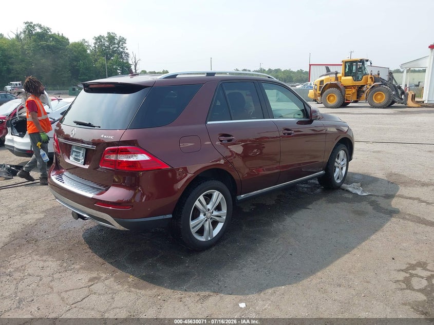 Vin: 4jgda5hb4da139609, lot: 46128537, mercedes-benz ml 350 4matic 20134