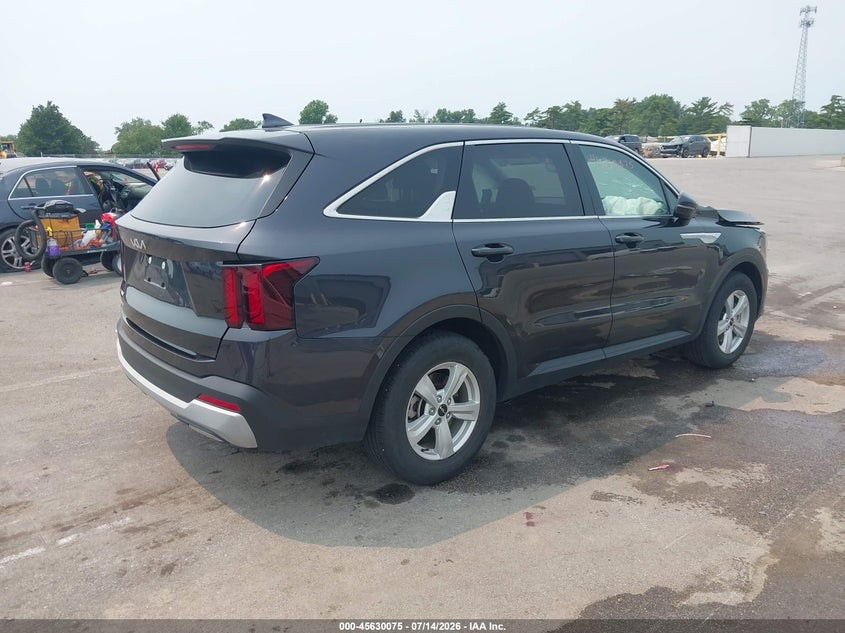 Vin: 5xyrg4jc6sg360678, lot: 46128541, kia sorento lx 20254