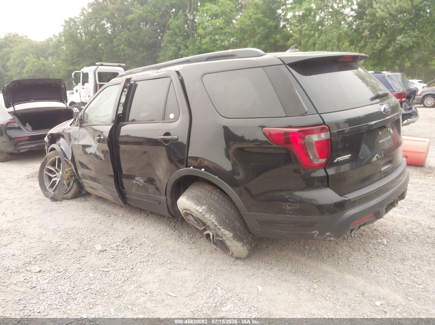 Vin: 1fm5k8gt2kga74945, lot: 46128549, ford explorer sport 20193
