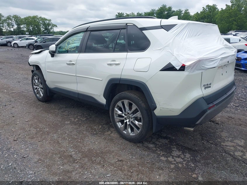 Vin: 2t3n1rfv4mw177680, lot: 46128551, toyota rav4 limited 20213
