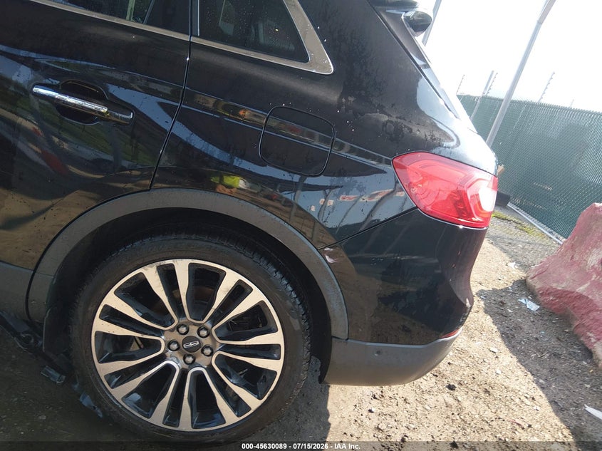 2016 Lincoln Mkx Reserve VIN: 2LMTJ6LR9GBL22118 Lot: 45630089