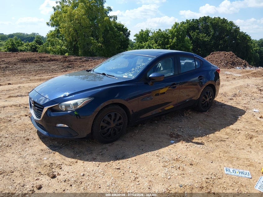 Vin: jm1bm1u75e1118007, lot: 46128572, mazda mazda3 i sport 20142