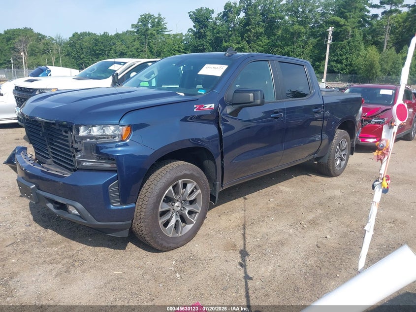 2022 Chevrolet Silverado, Front End, IAAI, VIN 3GCUYEED8NG167261 — photo 2