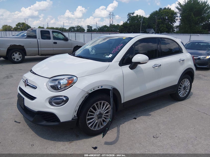 Vin: zfbnfya19lp850153, lot: 46128623, fiat 500x pop awd 20202