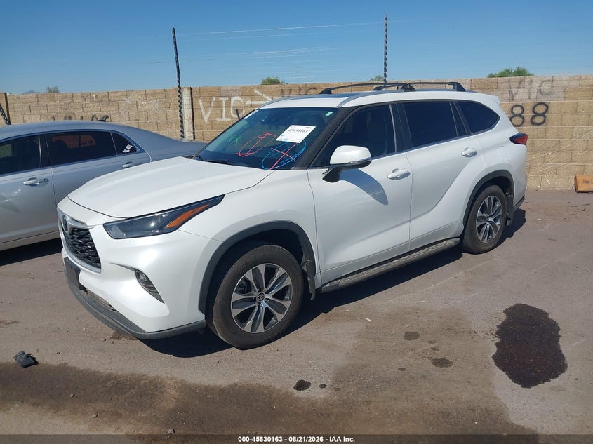 Vin: 5tdkdrah7ps520113, lot: 46128629, toyota highlander xle 20232