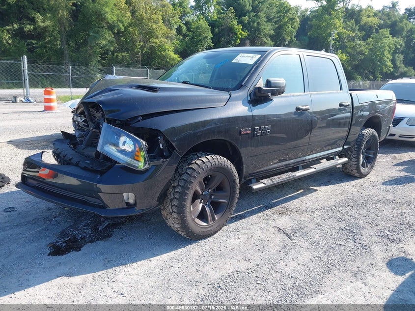 Vin: 1c6rr7mt4hs664416, lot: 46128648, ram 1500 night  4x4 5'7 box 20172