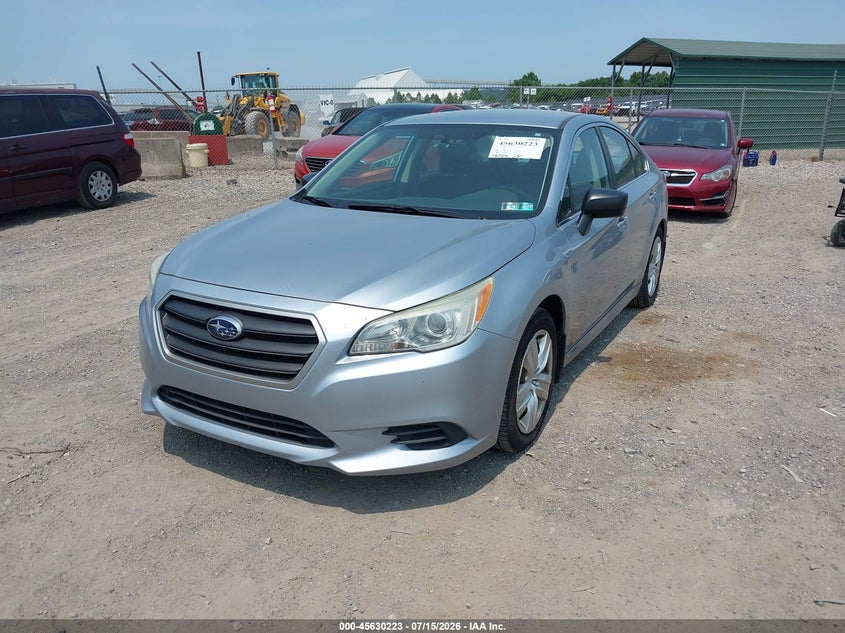 2015 Subaru Legacy 2.5I VIN: 4S3BNAA6XF3055484 Lot: 45630223