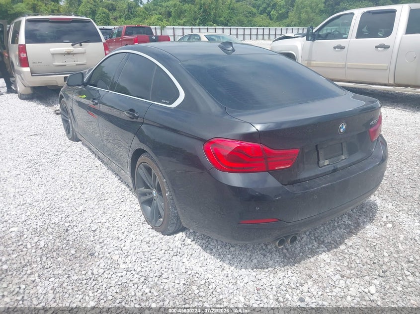Vin: wba4j1c56kbm12908, lot: 46128690, bmw 430i gran coupe 20193
