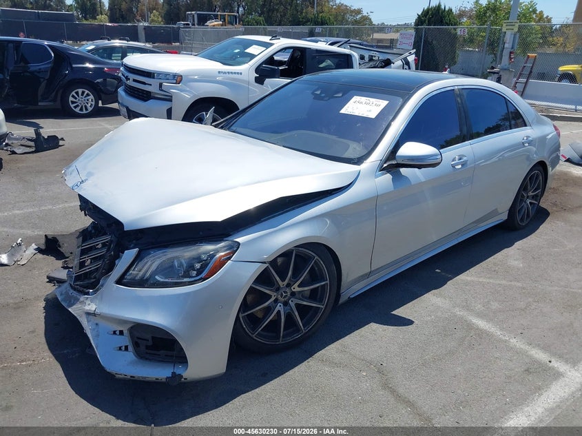 2018 Mercedes-Benz S 450 VIN: WDDUG6GB2JA350433 Lot: 45630230