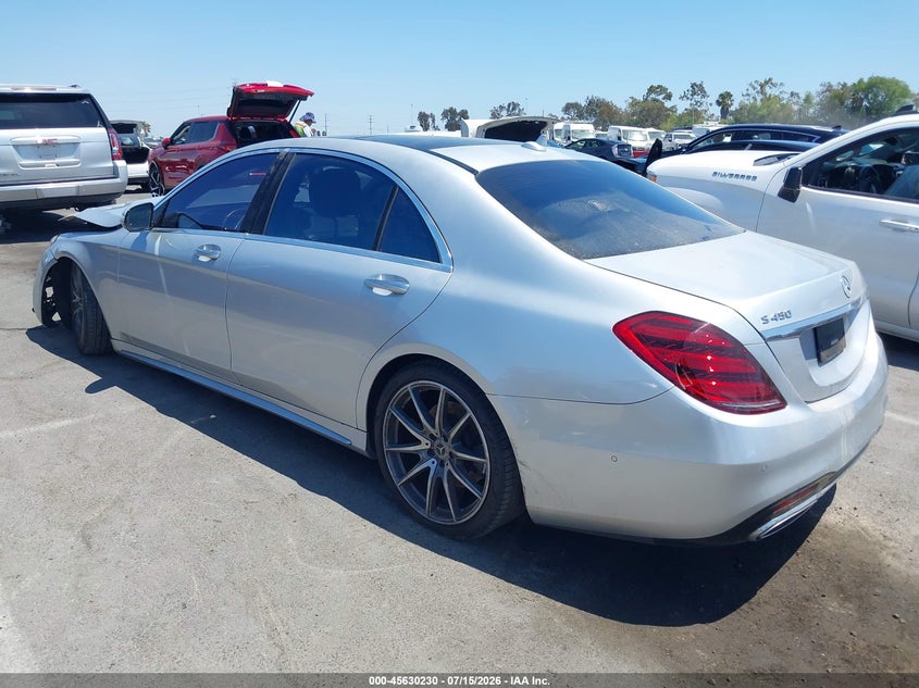 2018 Mercedes-Benz S 450 VIN: WDDUG6GB2JA350433 Lot: 45630230