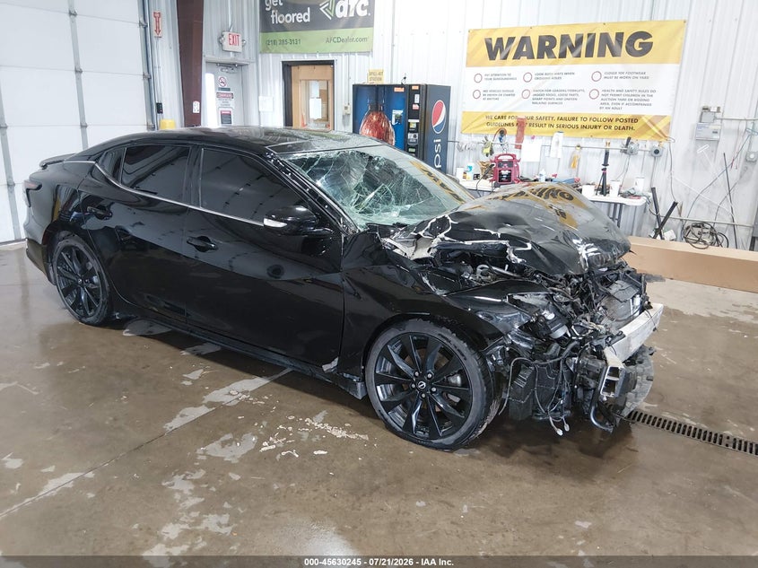 Vin: 1n4aa6ev0pc505334, lot: 46128711, nissan maxima sr xtronic cvt 2023 img_1