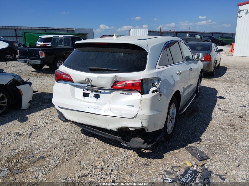 2016 Acura Rdx Acurawatch Plus Package VIN: 5J8TB4H32GL027336 Lot: 45630261