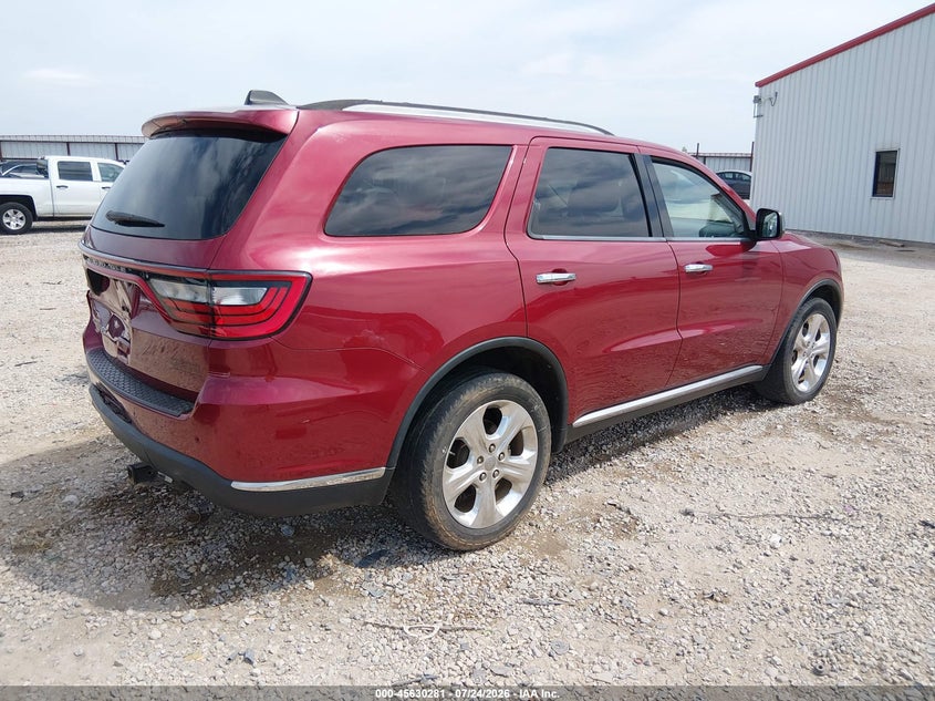 Vin: 1c4rdjag0fc947348, lot: 46128747, dodge durango sxt 20154