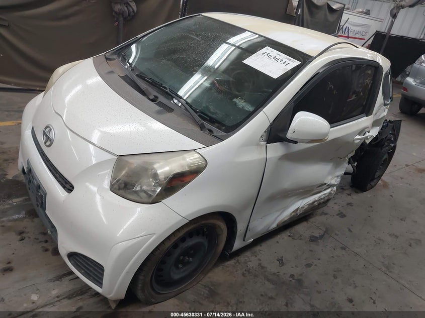 Vin: jtnjjxb02cj020459, lot: 46128797, scion iq 20122