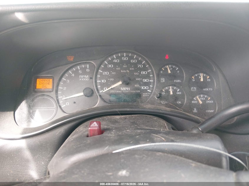 2002 Chevrolet Tahoe Ls VIN: 1GNEC13Z02R171673 Lot: 45630406