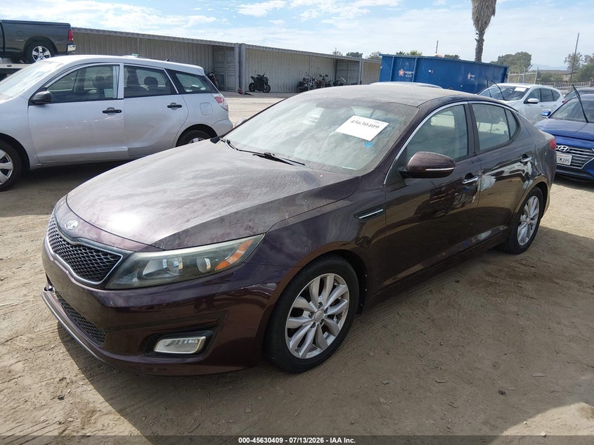 2014 Kia Optima, Обычный износ, IAAI, VIN 5XXGN4A74EG333813 — фото 2