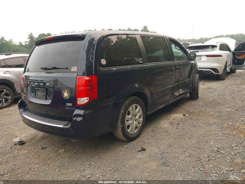 Vin: 2c4rdgbg2fr689259, lot: 46128888, dodge grand caravan se 20154