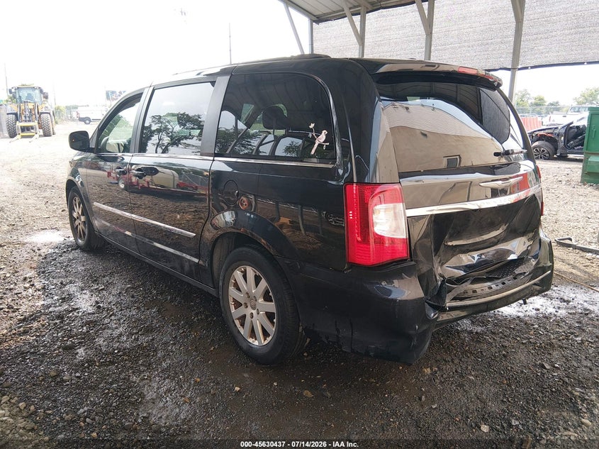 Vin: 2c4rc1bg5dr722994, lot: 46128903, chrysler town & country touring 20133
