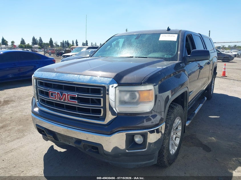 2014 GMC Sierra, Engine Burn, IAAI, VIN 3GTU2UEC4EG160701 — photo 2