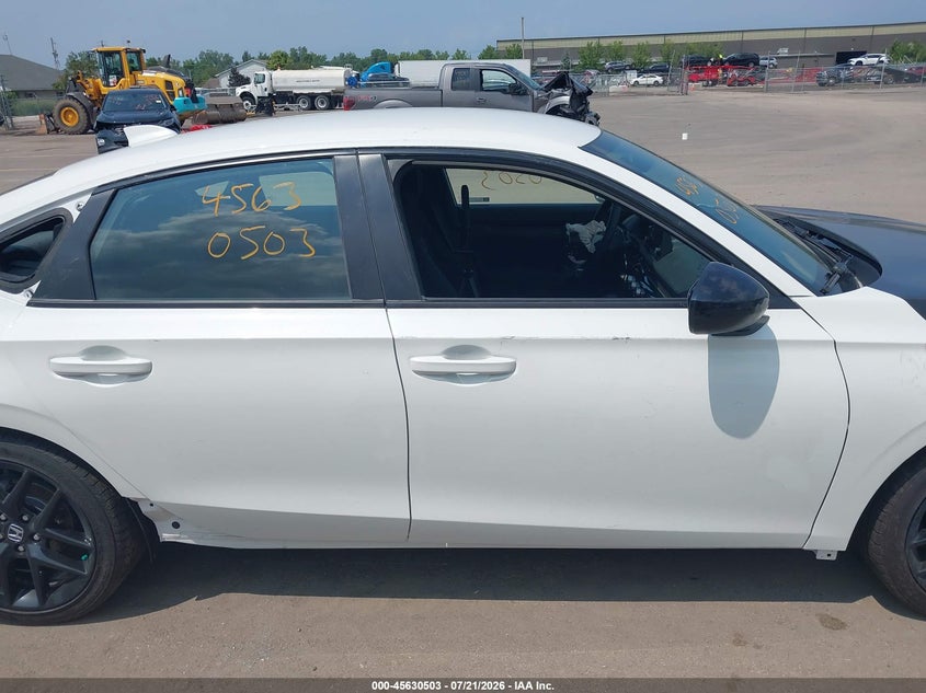 2026 Honda Civic Sport VIN: 2HGFE2F51TH580791 Lot: 45630503