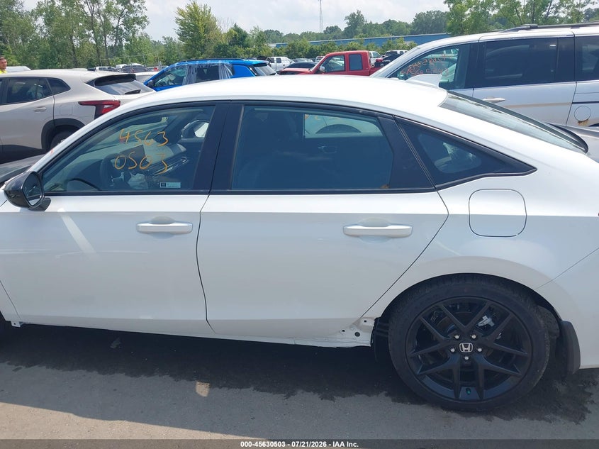 2026 Honda Civic Sport VIN: 2HGFE2F51TH580791 Lot: 45630503