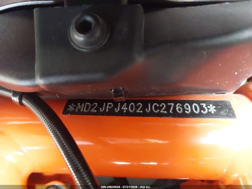 2018 Ktm 390 Duke VIN: MD2JPJ402JC276903 Lot: 45630549