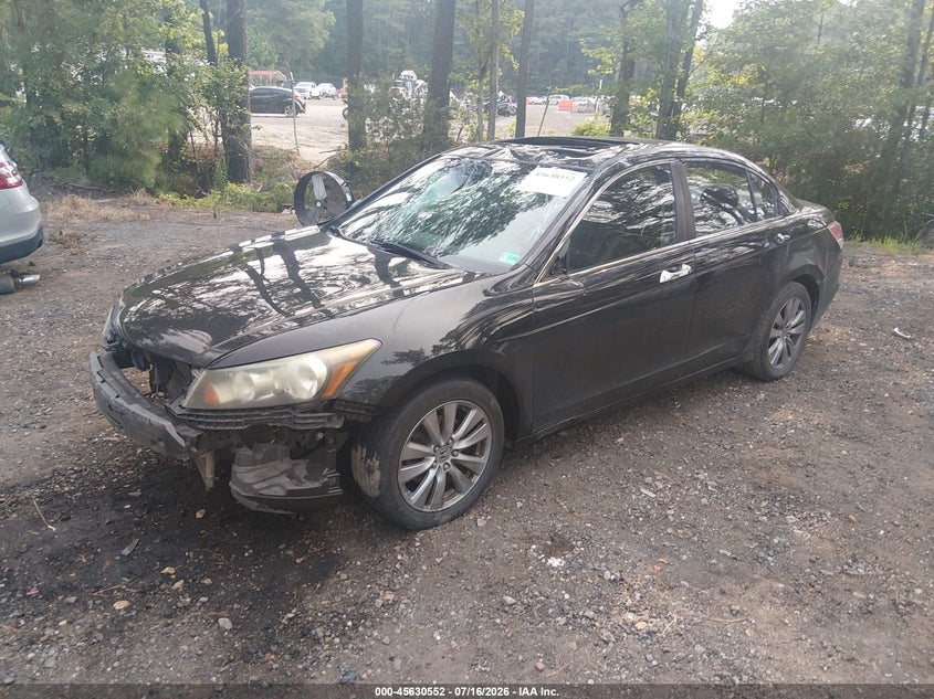2011 Honda Accord, Front & Rear, IAAI, VIN 1HGCP3F83BA015761 — photo 2