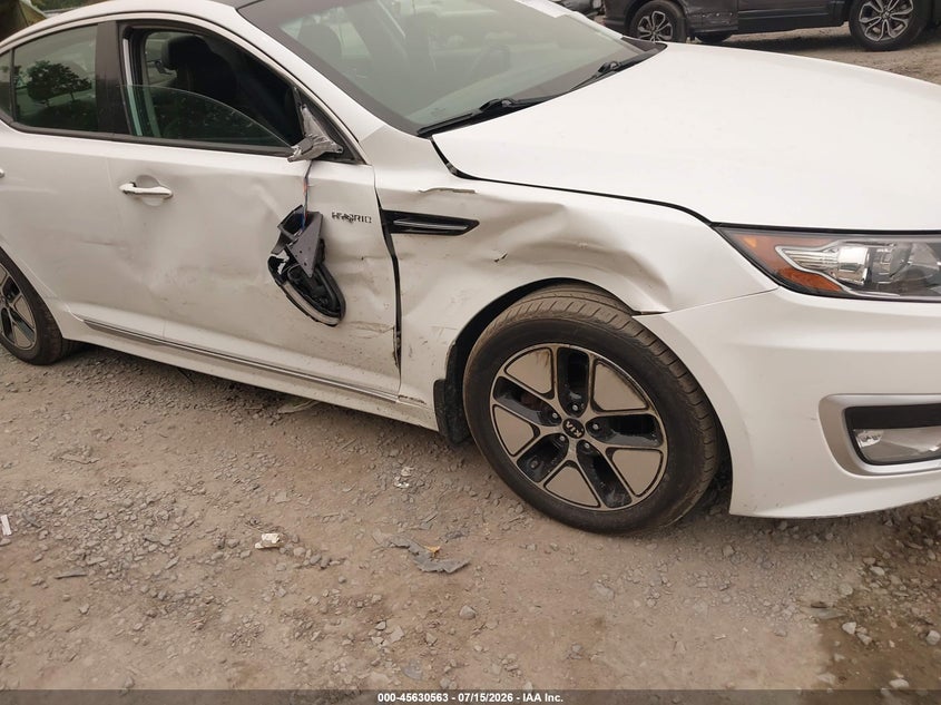 KIA OPTIMA HYBRID 2013 VIN KNAGM4AD9D5057220