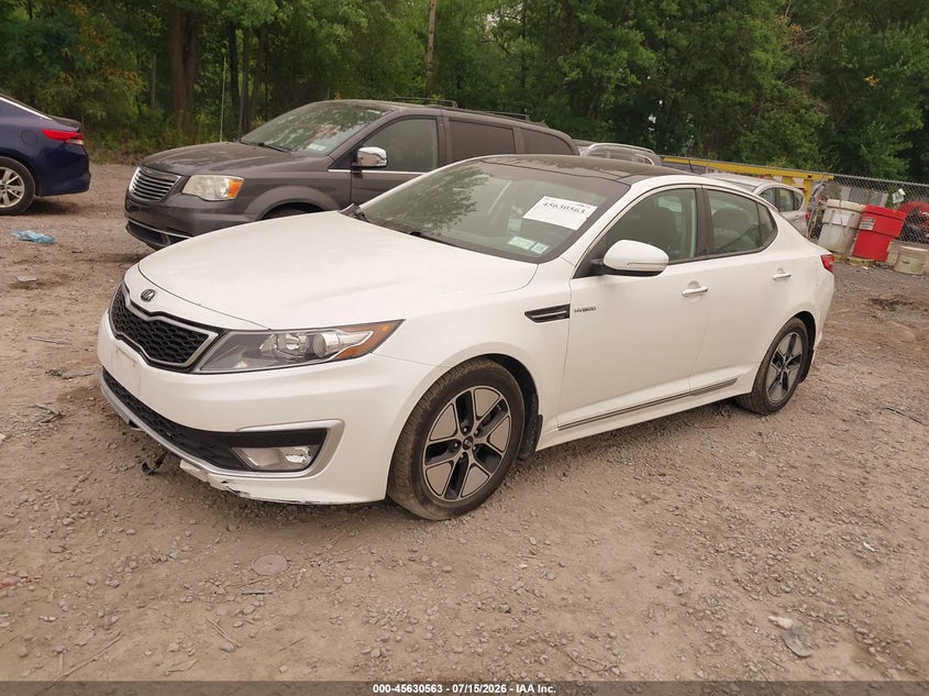 Vin: knagm4ad9d5057220, lot: 46129029, kia optima hybrid ex 20132
