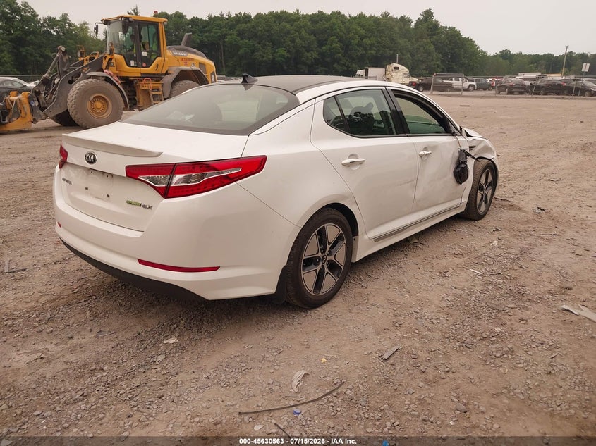 Vin: knagm4ad9d5057220, lot: 46129029, kia optima hybrid ex 20134