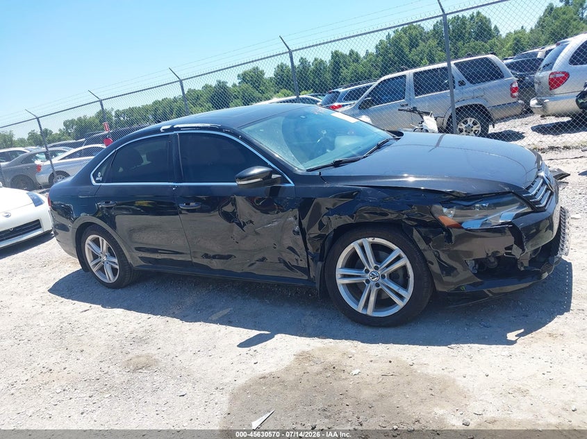 2014 Volkswagen Passat 2.0L Tdi Se VIN: 1VWBN7A32EC118971 Lot: 45630570