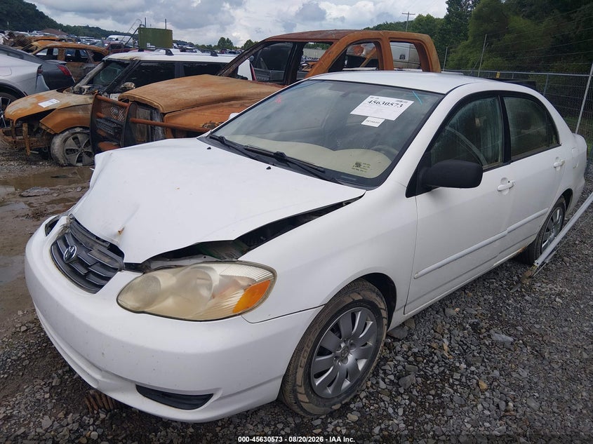 2003 TOYOTA COROLLA SEDAN 1.8L I-4 DOHC, VVT, 130HP