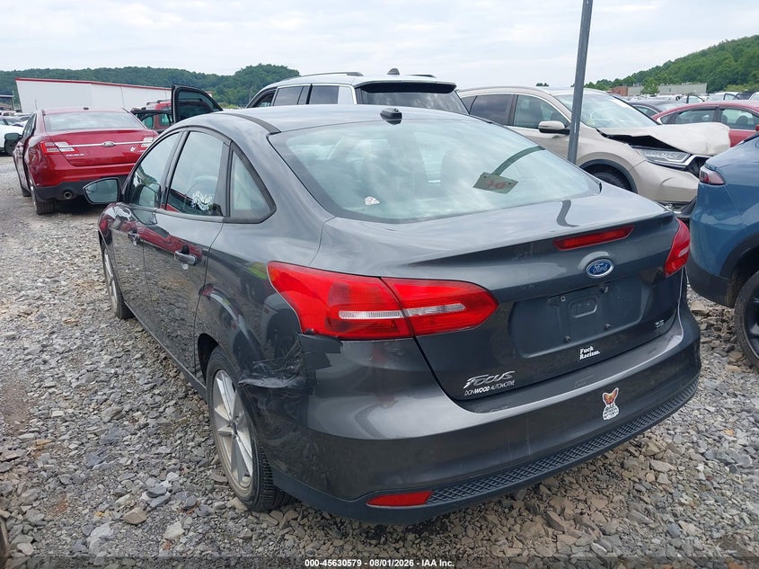 Vin: 1fadp3f20jl215780, lot: 46129045, ford focus se 20183